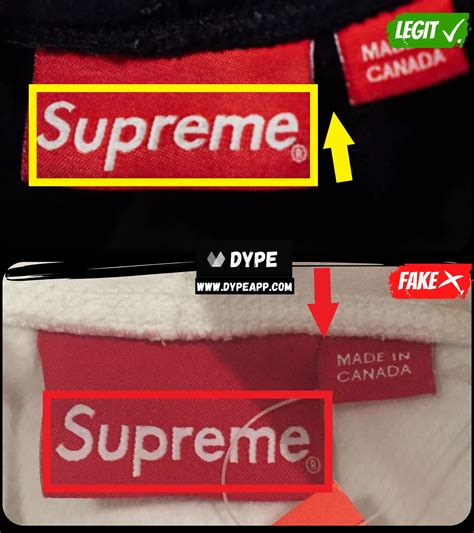 list of fake supreme shoes|how to identify a fake supreme.